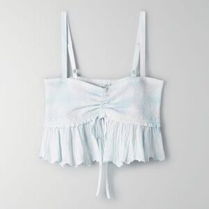 Aritzia Wilfred La Boheme Dareau Camisole Blue Pink XXS